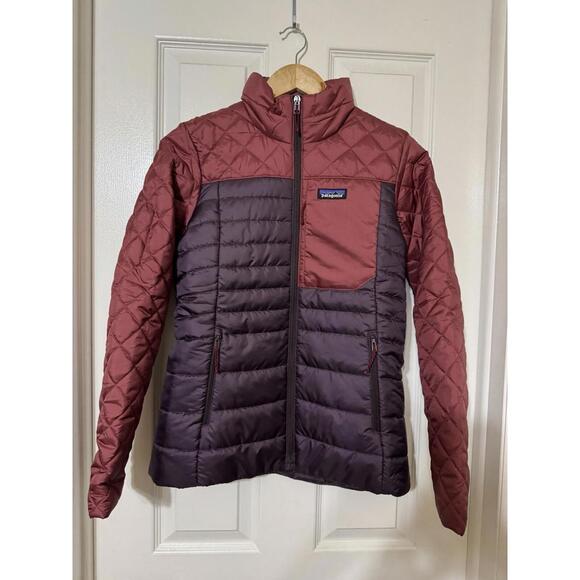 Patagonia Women's XS Radalie Full-Zip Quilted Insulated Jacket Obsidian Plum NEW - Picture 4 of 14
